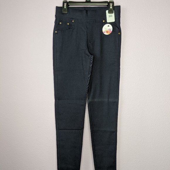 Boutique Brand Jeggings, Black, Small, N - Picture 1 of 3